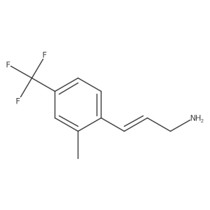 3-[2-Methyl-4-(trifluoromethyl)phenyl]prop-2-en-1-amine Structure