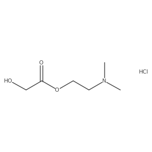 2-(Dimethylamino)ethyl 2-hydroxyacetate;hydrochloride Structure