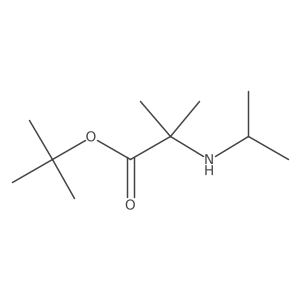 Tert-butyl 2-methyl-2-(propan-2-ylamino)propanoate Structure