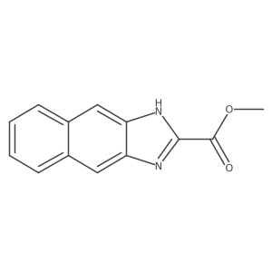 Methyl 1H-Naphtho[2,3-d]imidazole-2-carboxylate结构式