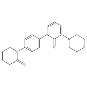 3-Morpholino-1-(4-(2-oxopiperidin-1-yl)phenyl)pyridin-2(1H)-one结构式