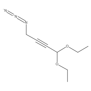 4-Azido-1,1-diethoxybut-2-yne Structure