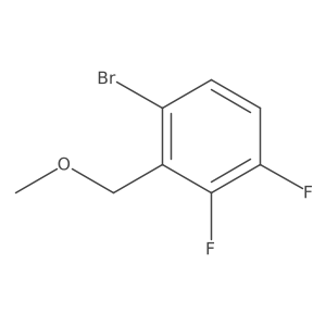1-Bromo-3,4-difluoro-2-(methoxymethyl)benzene结构式