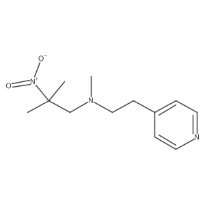 Methyl(2-methyl-2-nitropropyl)[2-(pyridin-4-yl)ethyl]amine结构式