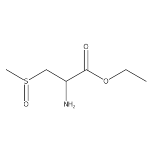 ethyl (2R)-2-amino-3-[(S)-methanesulfinyl]propanoate结构式