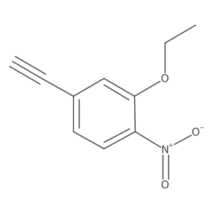 2-Ethoxy-4-ethynyl-1-nitrobenzene结构式