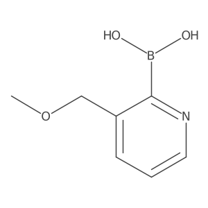 (3-(Methoxymethyl)pyridin-2-yl)boronic acid结构式