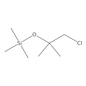((1-Chloro-2-methylpropan-2-yl)oxy)trimethylsilane结构式