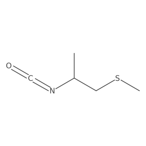 2-Isocyanato-1-(methylsulfanyl)propane Structure