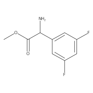 Methyl 2-amino-2-(3,5-difluorophenyl)acetate Structure