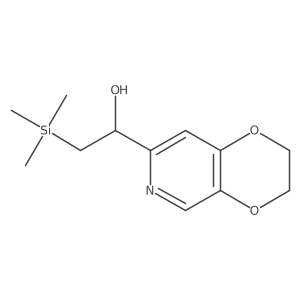1-(2,3-Dihydro[1,4]dioxino[2,3-c]pyridin-7-yl)-2-(trimethylsilyl)ethanol结构式