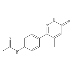 N-(4-(4-Methyl-6-oxo-1,6-dihydropyridazin-3-yl)phenyl)acetamide Structure