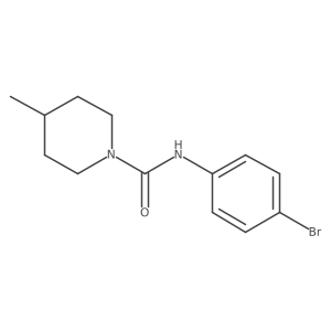 N-(4-Bromophenyl)-4-methyl-1-piperidinecarboxamide结构式