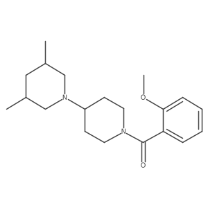 (3,5-Dimethyl-1,4'-bipiperidin-1'-yl)(2-methoxyphenyl)methanone Structure