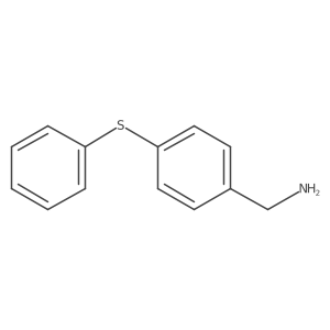 [4-(Phenylsulfanyl)phenyl]methanamine结构式