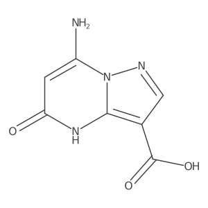 7-Amino-5-hydroxypyrazolo[1,5-A]pyrimidine-3-carboxylic acid Structure