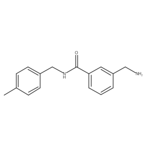 3-(aminomethyl)-N-[(4-methylphenyl)methyl]benzamide Structure