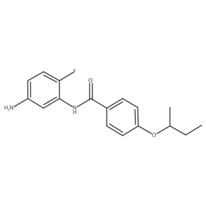 N-(5-Amino-2-fluorophenyl)-4-(sec-butoxy)benzamide Structure