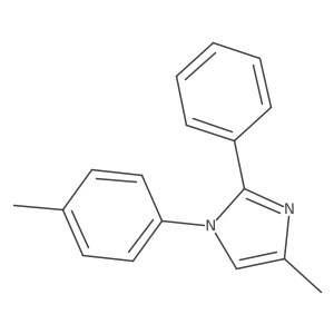 4-Methyl-1-(4-methylphenyl)-2-phenyl-1H-imidazole结构式