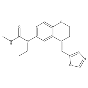 Urea, N-[(4E)-3,4-dihydro-4-(1H-iMidazol-5-ylMethylene)-2H-1-benzopyran-6-yl]-N-ethyl-N'-Methyl-结构式