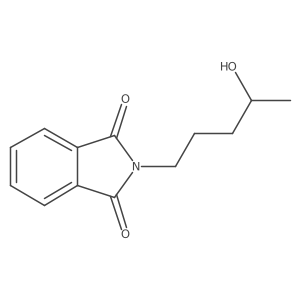 N-(4-Hydroxypentyl)phthalimide Structure