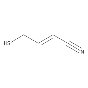 (2E)-4-sulfanyl-2-butenenitrile Structure