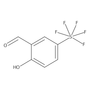 3-Formyl-4-hydroxyphenylsulphur pentafluoride Structure