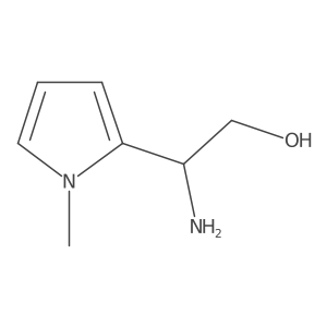 (2S)-2-amino-2-(1-methyl-1H-pyrrol-2-yl)ethan-1-ol Structure