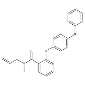 N-Methyl-N-2-propen-1-yl-2-[4-(2-pyridinylamino)phenoxy]-3-pyridinecarboxamide Structure