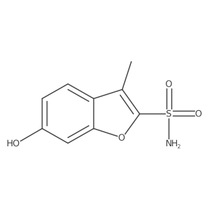 6-Hydroxy-3-methyl-1-benzofuran-2-sulfonamide结构式