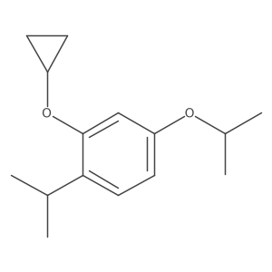 2-Cyclopropoxy-4-isopropoxy-1-isopropylbenzene结构式