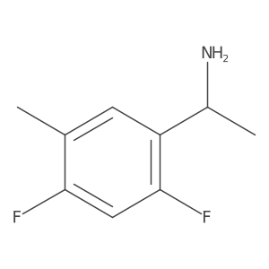 Benzenemethanamine, 2,4-difluoro-I+/-,5-dimethyl-, (I+/-R)-结构式