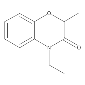 4-Ethyl-2-methyl-2H-1,4-benzoxazin-3(4H)-one结构式
