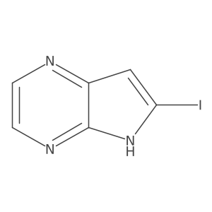 6-Iodo-5H-pyrrolo[2,3-b]pyrazine Structure