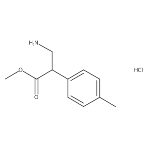 Methyl 3-amino-2-(4-methylphenyl)propanoate hydrochloride结构式