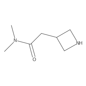 2-(azetidin-3-yl)-N,N-dimethylacetamide结构式