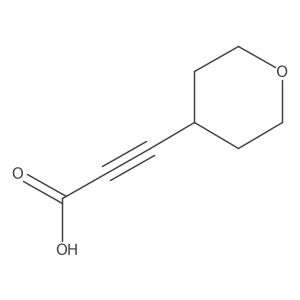 3-(Oxan-4-yl)prop-2-ynoic acid Structure