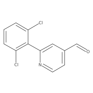 2-(2,6-Dichlorophenyl)isonicotinaldehyde结构式