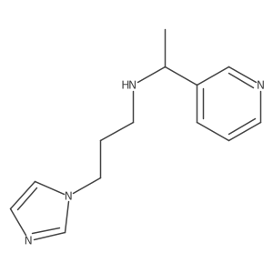 N-[3-(1H-Imidazol-1-yl)propyl]-I+/--methyl-3-pyridinemethanamine结构式