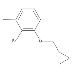 2-Bromo-1-(cyclopropylmethoxy)-3-methylbenzene Structure