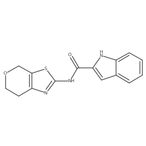 N-(6,7-dihydro-4H-pyrano[4,3-d]thiazol-2-yl)-1H-indole-2-carboxamide Structure