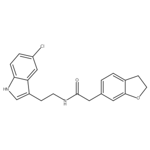 N-[2-(5-chloro-1H-indol-3-yl)ethyl]-2-(2,3-dihydro-1-benzofuran-6-yl)acetamide Structure