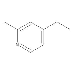 4-(Iodomethyl)-2-methylpyridine结构式