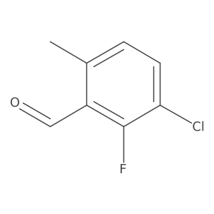 3-Chloro-2-fluoro-6-methylbenzaldehyde Structure