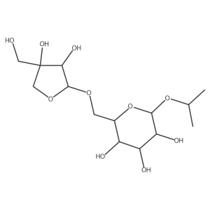 2-((6-O-(beta-D-apiofuranosyl)beta-D-glucopyranosyl)oxy)propane Structure