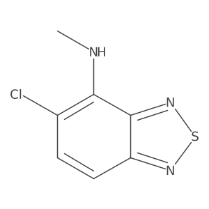 5-chloro-N-methyl-2,1,3-benzothiadiazol-4-amine结构式