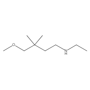 Ethyl(4-methoxy-3,3-dimethylbutyl)amine结构式