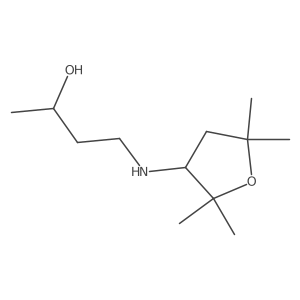 4-[(2,2,5,5-Tetramethyloxolan-3-yl)amino]butan-2-ol结构式