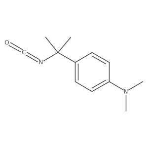 4-(2-isocyanatopropan-2-yl)-N,N-dimethylaniline结构式