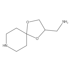 {1,4-Dioxa-8-azaspiro[4.5]decan-2-yl}methanamine Structure